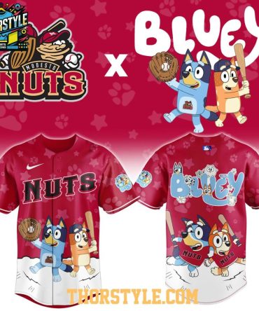 Modesto Nuts Bluey Night X Minor League Game 2026 Baseball Jersey