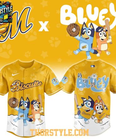 Montgomery Biscuits Bluey Night 2026 Minor Game Baseball Jersey