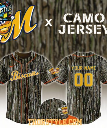 Montgomery Biscuits X Realtree Camo 2026 Night Baseball Jersey