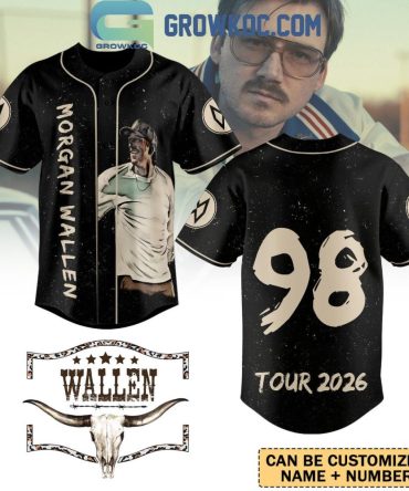 Morgan Wallen Tour 2026 Baseball Jersey