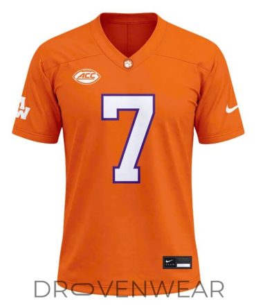 Morgan Wallen X Clemson Tigers 2026 Exclusive Orange Football Jersey