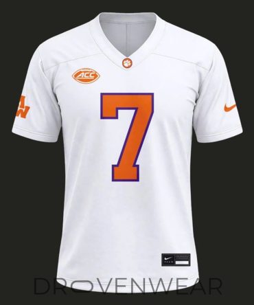 Morgan Wallen X Clemson Tigers 2026 Exclusive White Football Jersey