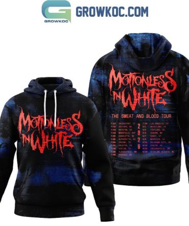 Motionless In White The Sweat And Blood Tour Hoodie T-Shirt