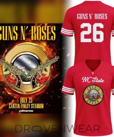 Nc State Football Guns N’ Roses 2026 Tour Limited Jersey
