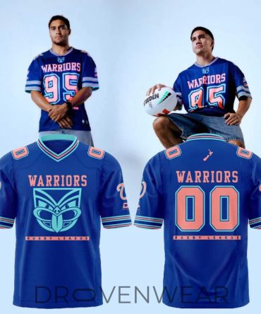 Nz Warriors Magic Round Custom Name & Number Rugby Jersey Limited Edition