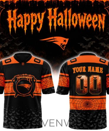 New England Football X Halloween Day 2026 Jersey Custom
