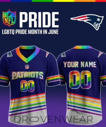 New England Patriots Pride Month Fan Edition Football Jersey