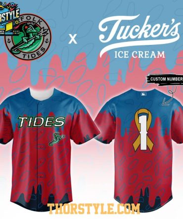 Norfolk Tides X Chkd Tucker'S Ice Cream Night 2026 Baseball Jersey