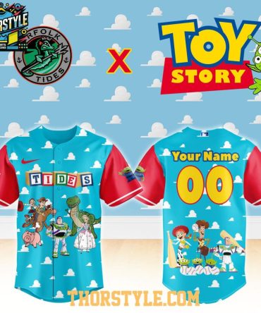 Norfolk Tides X Toy Story Night Milb 2026 Personalized Baseball Jersey