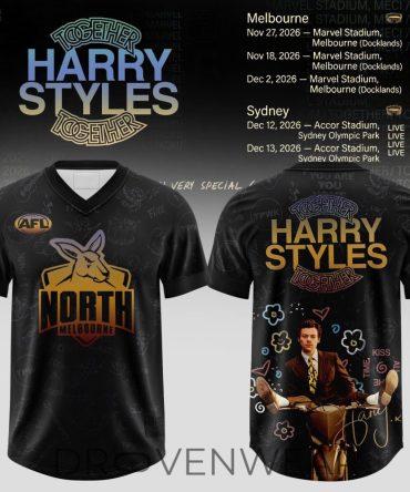 North Melbourne Fc Harry Styles Together Together Tour Jersey