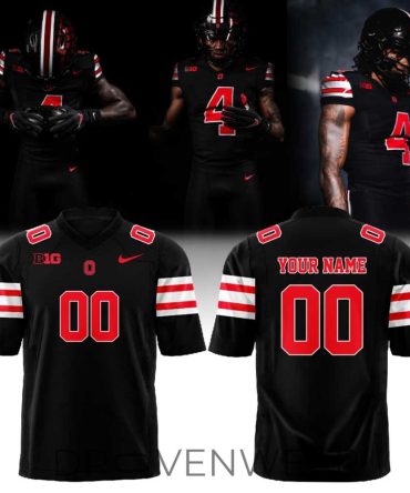 Ohio State Buckeyes Back In Black Football Jersey