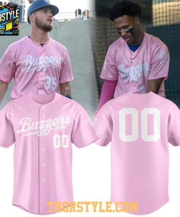Ontario Tower Buzzers 2026 Pink In The Rink Personalized Baseball Jersey