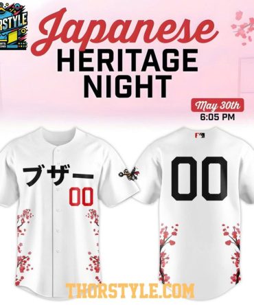 Ontario Tower Buzzers Japanese Heritage 2026 Night Personalized Baseball Jesrey