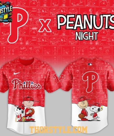 Philadelphia Philles Peanuts Game Night 2026 Classic Baseball Jersey