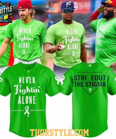 Philadelphia Phillies 2026 Never Fightin' Alone Mental Heath Night Baseball Jersey