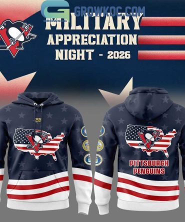 Pittsburgh Penguins Military Appreciation 2026 Hoodie T-Shirt