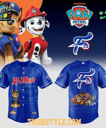 Reading Fightin Phils Paw Patrol Adventure 2026 Night Personalized Milb Jersey
