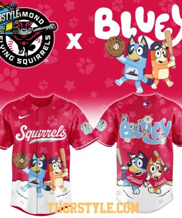 Richmond Flying Squirrels Bluey Night 2026 Milb Game Baseball Jersey