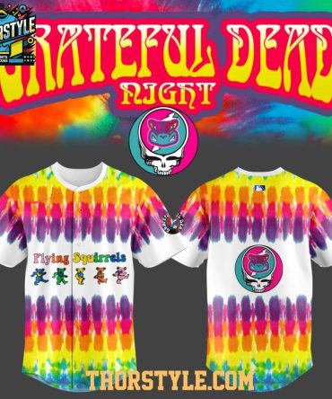 Richmond Flying Squirrels X Grateful Dead Night 2026 Baseball Jersey