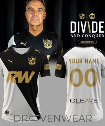 Robbie Williams Britpop World Tour Jersey (Custom Name & Number)