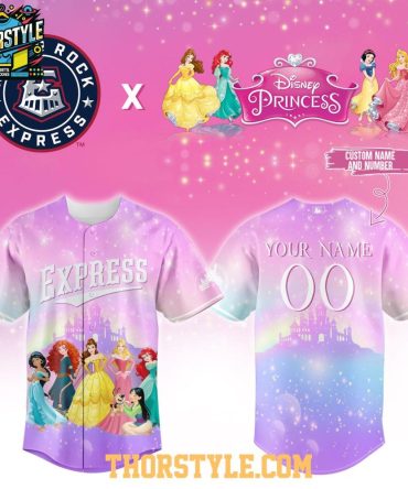 Round Rock Express Disney Princess Night 2026 Personalized Baseball Jersey