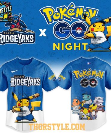 Salem Ridgeyaks Pokemon Go Night 2026 Tourament Baseball Jersey