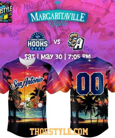 San Antonio Missions Margaritaville Night 2026 Personalized Baseball Jersey