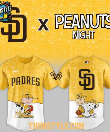 San Diego Padres Peanuts Game Night 2026 Classic Baseball Jersey