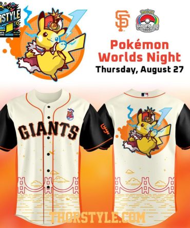 San Francisco Giants X Pokemon Worlds Night 2026 Go Baseball Jersey