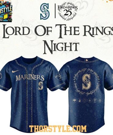 Seattle Mariners The Lord Of The Rings Night X Mlb Game 2026 Jersey
