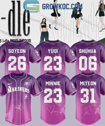 Seattle Mariners X I-Dle World Tour Syncopation Jersey
