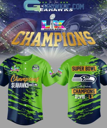 Seattle Seahawks 2026 Champions Super Bowl Lx Jersey