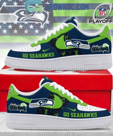Seattle Seahawks Nfl Playoffs Air Force 1 Shoes