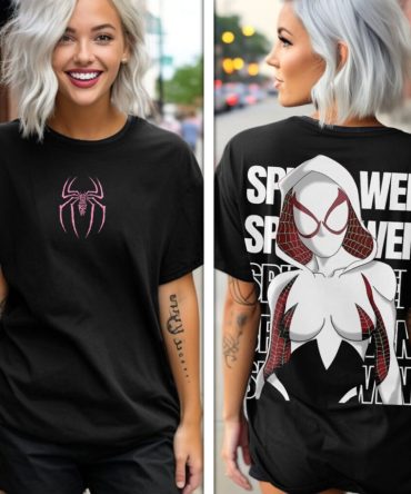 Spider-Man Spider Gwen 3D Apparel, Shirt Hoodie