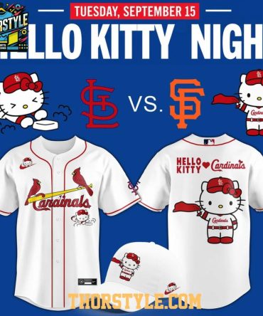 St. Louis Cardinals Hello Kitty Night Game 2026 White Baseball Jersey
