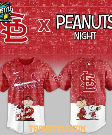 St. Louis Cardinals Peanuts Game Night 2026 Classic Baseball Jersey