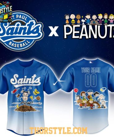 St. Paul Saints Peanuts Night Milb 2026 Personalized Baseball Jersey