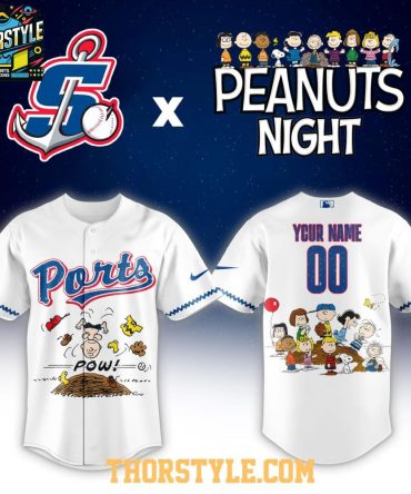Stockton Ports X Peanuts Night 2026 Minor Game Personalized Baseball Jersey