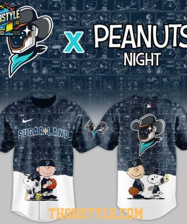 Sugar Land Space Cowboys X Peanuts Night Milb 2026 Baseball Jersey