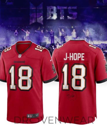 Tampa Bay Buccaneers Special Bts “J-Hope” Limited Edition Jersey