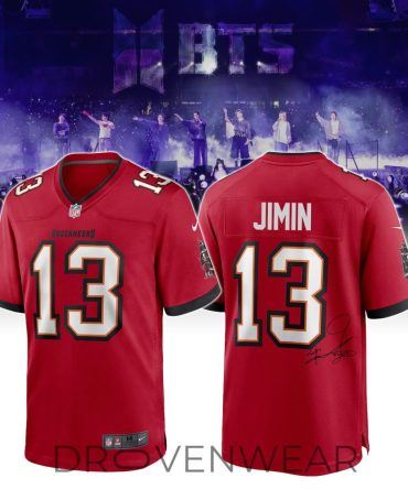 Tampa Bay Buccaneers Special Bts “Jimin” Limited Edition Jersey