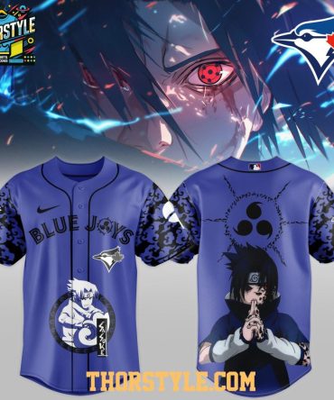Toronto Blue Jays X Naruto 2026 Night Of Sasuke Uchiha Baseball Jersey