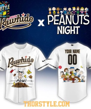 Visalia Rawhide X Peanuts Night 2026 Minor Game Personalized Baseball Jersey