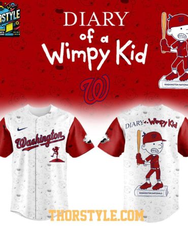 Washington Nationals X Diary Of A Wimpy Kid Baseball Night 2026 Jersey