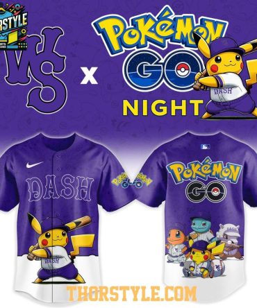 Winston-Salem Dash Pokemon Go Night 2026 Tourament Baseball Jersey