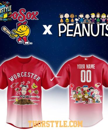 Worcester Red Sox Peanuts Night Milb 2026 Personalized Baseball Jersey