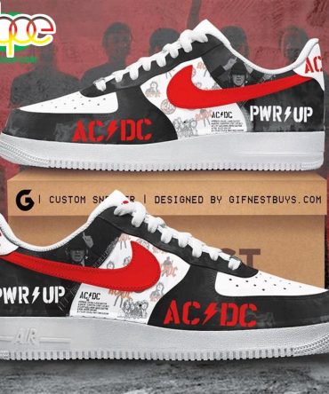 Acdc Power Up Tour Air Force 1 Shoes