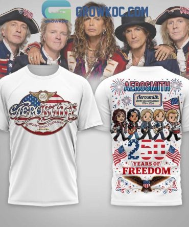Aerosmith 250Th Usa Anniversary 2026 T-Shirt