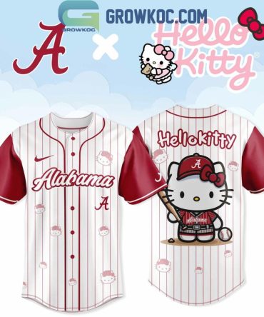Alabama Crimson Tide X Hello Kitty Soft Girl Aesthetic Jersey