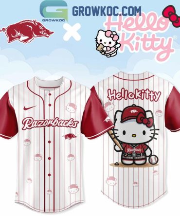 Arkansas Razorbacks X Hello Kitty Soft Girl Aesthetic Jersey